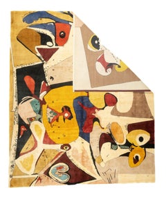 Tappeto Art Deco francese 8'4'' x 9'11''