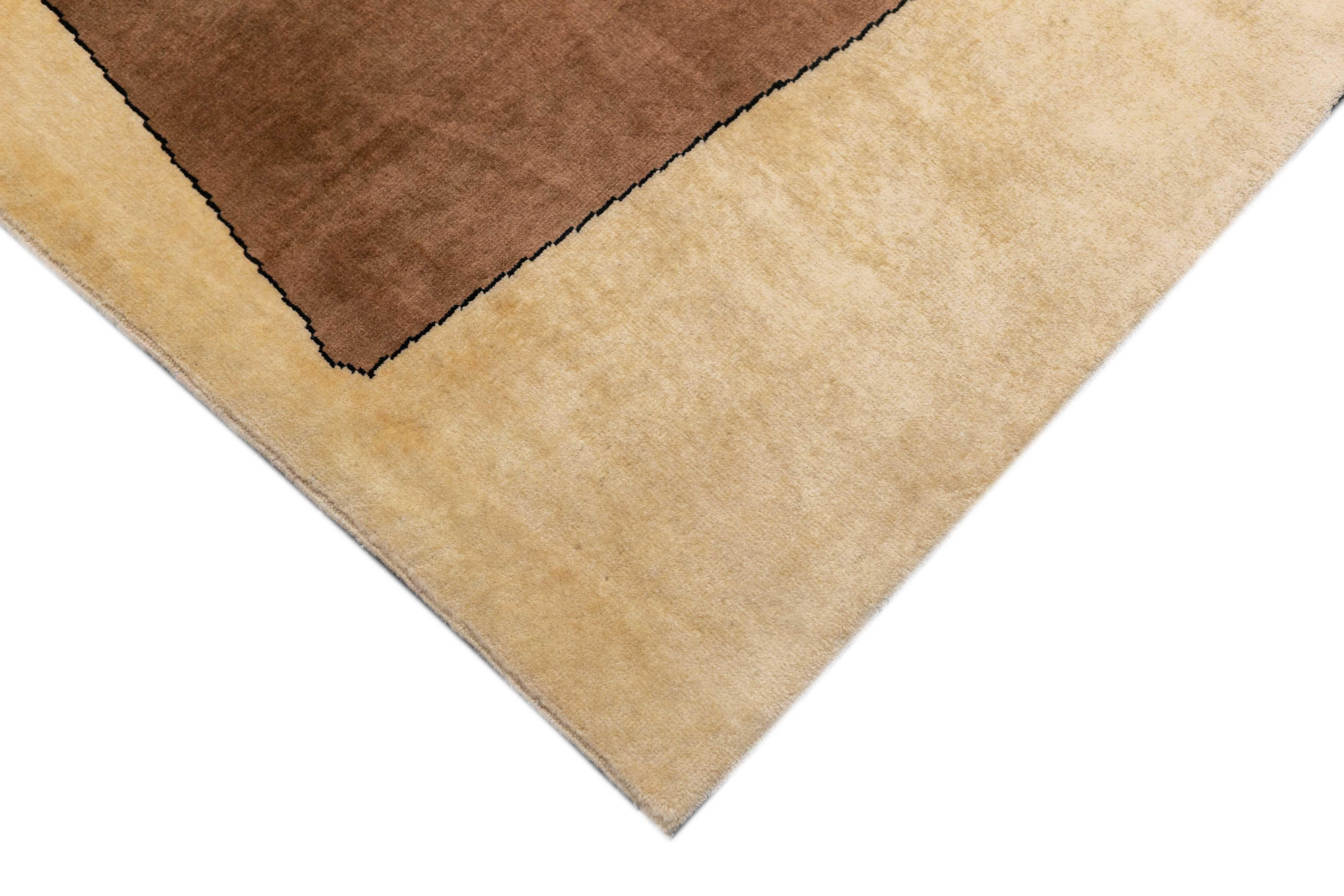 French Art Deco Rug 8'4'' x 9'11'' In New Condition For Sale In New York, NY
