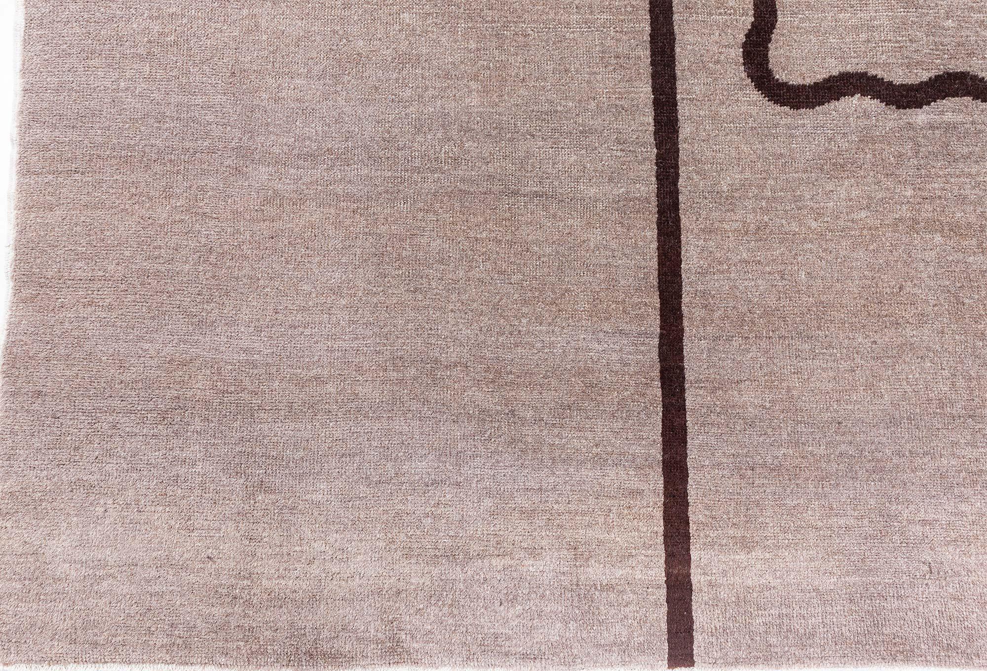 Tapis Art Déco attribué à Elisabeth De Saedeleer
Taille : 292 × 408 cm (9'7