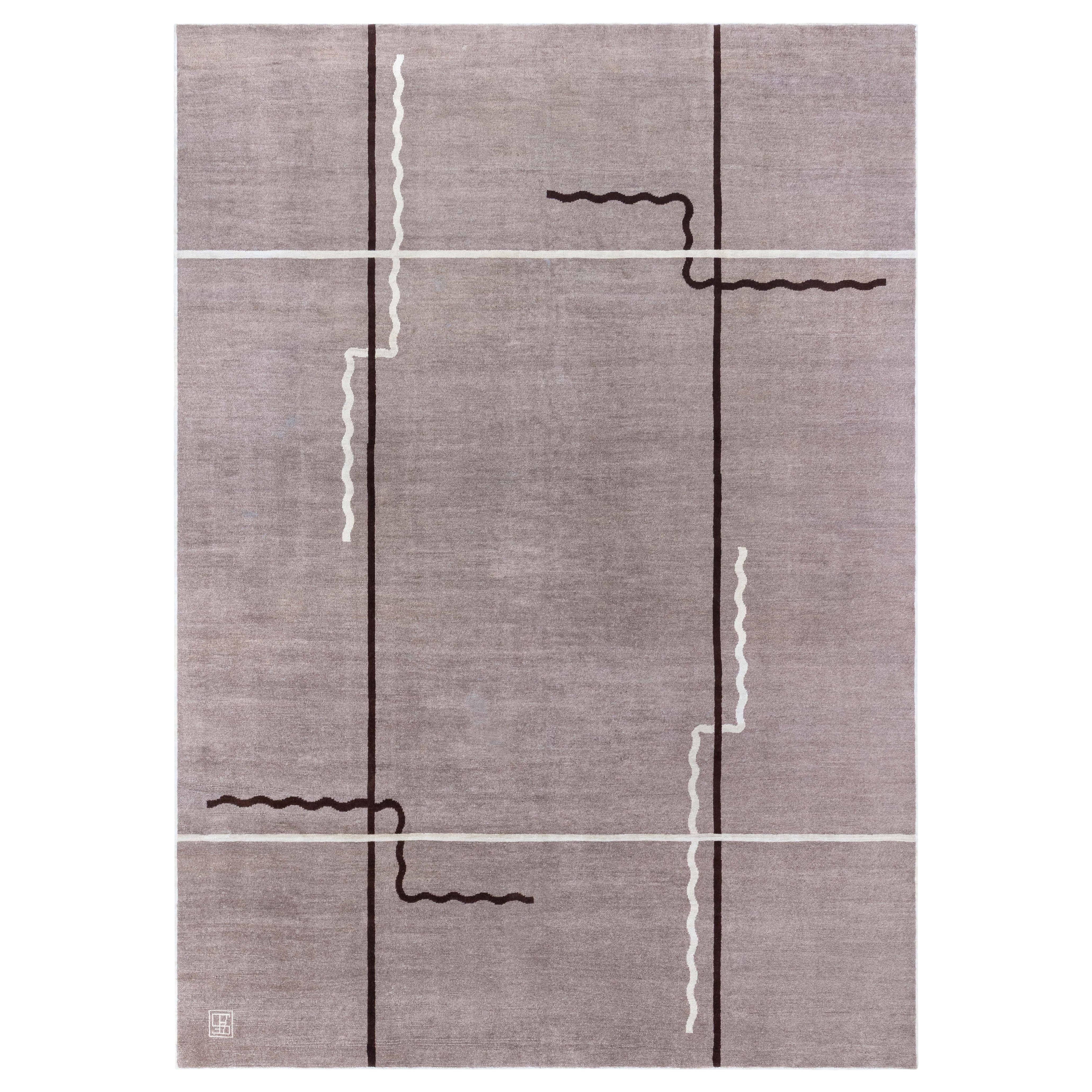 Tapis Art Déco attribué à Elisabeth De Saedeleer