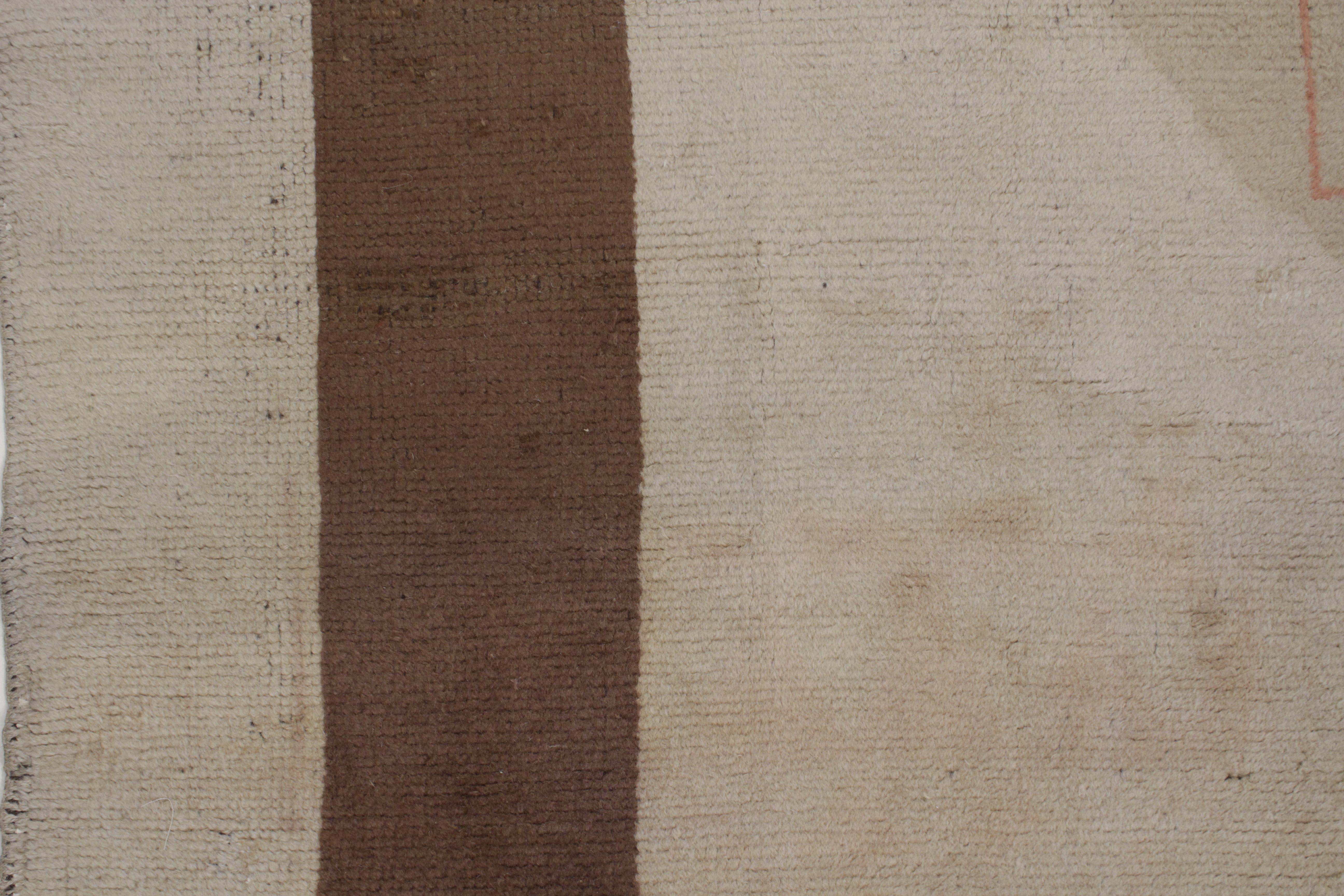 Early 20th Century French Art Deco Rug Attributed to Ivan da Silva Bruhns