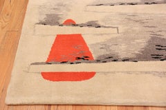 French Art Deco Rug by Jacques Borker. Size: 5 ft 2 in x 6 ft 8 in
