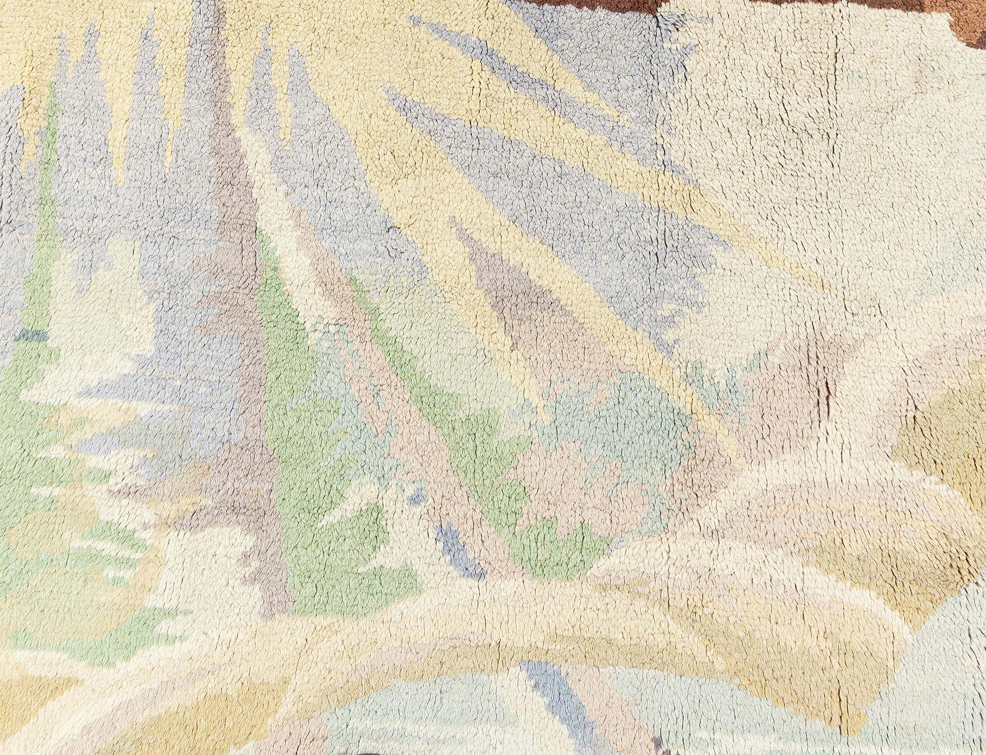 Art Déco Tappeto Art Deco francese Doris Leslie Blau in vendita
