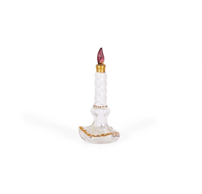 20th Century French Art Deco Schiaparelli Baccarat Candle Perfume Bottle
