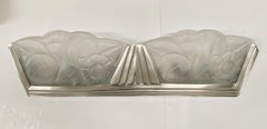 French Art Deco Sconce Signed by Degue