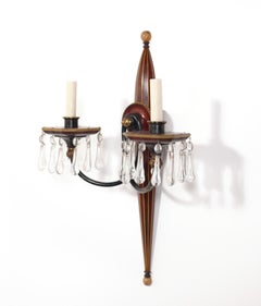 French Art Deco Sconces circa 1930s Rewired