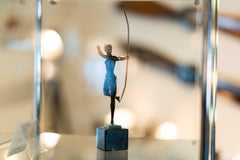 French Art Deco Sculpture Atalante by Jean de Marco for Max Le Verrier
