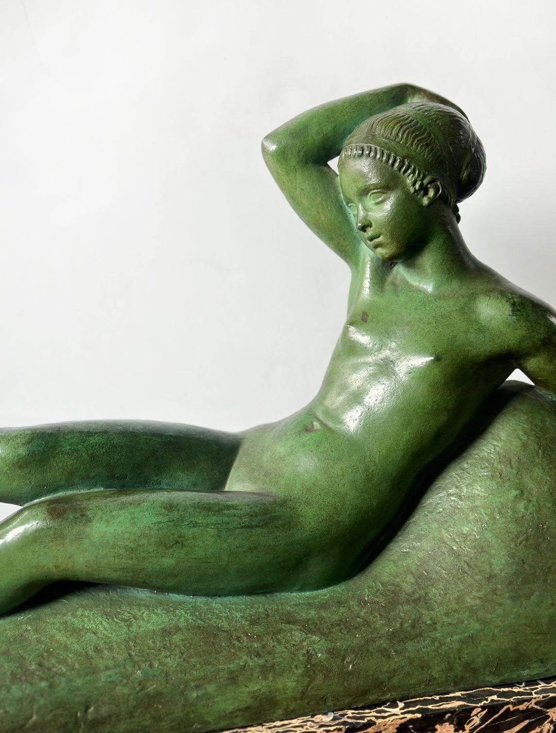 French Art Deco Sculpture by Georges Gori In Good Condition In Los Angeles, CA