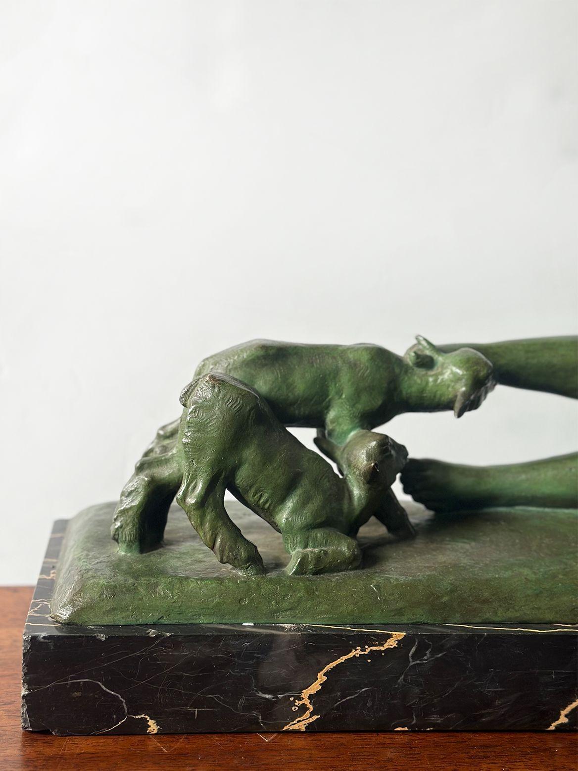 Mid-20th Century French Art Deco Sculpture by Georges Gori