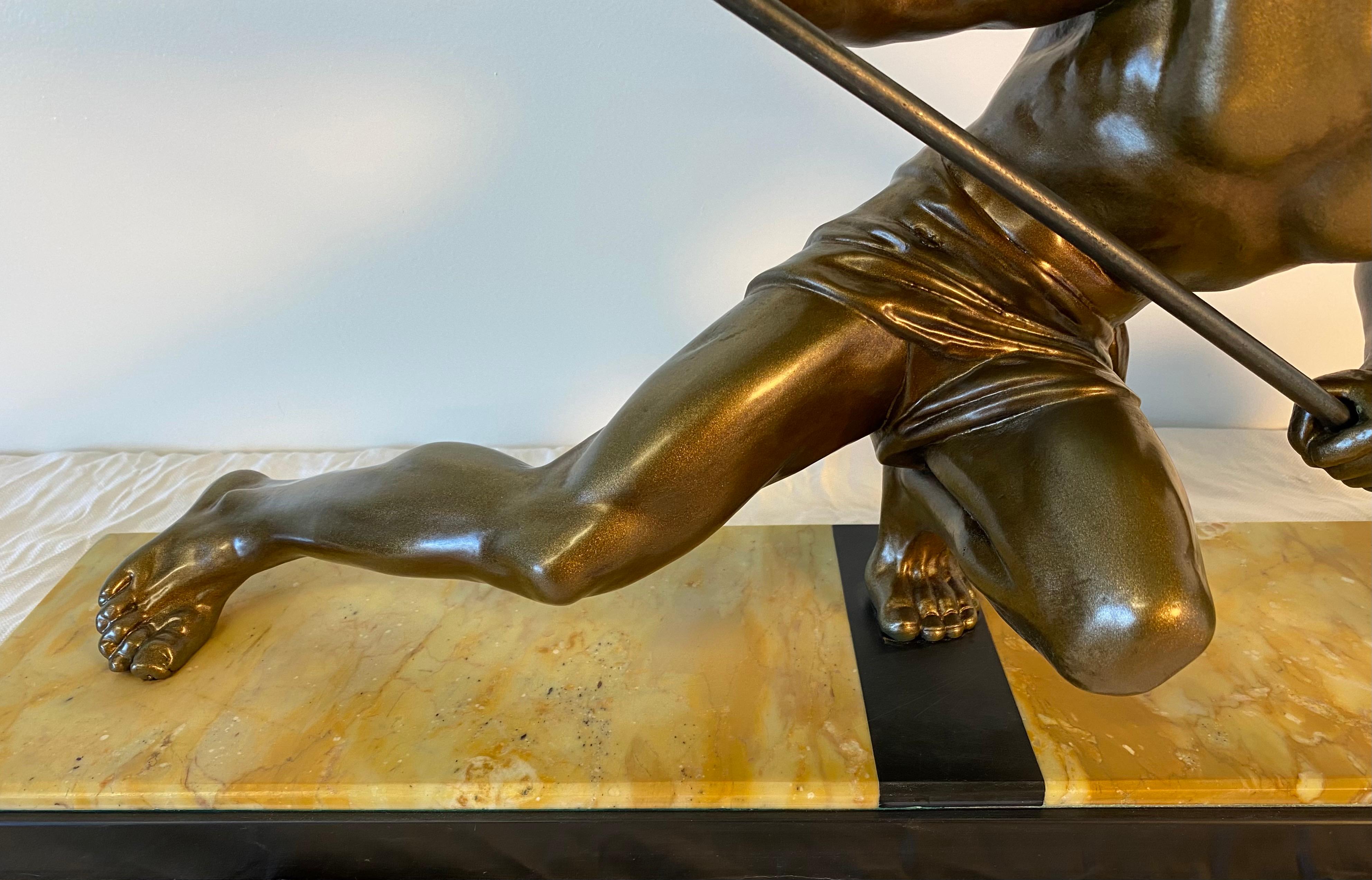 French Art Deco Sculpture by Uriano, 1930s In Good Condition In Meda, MB