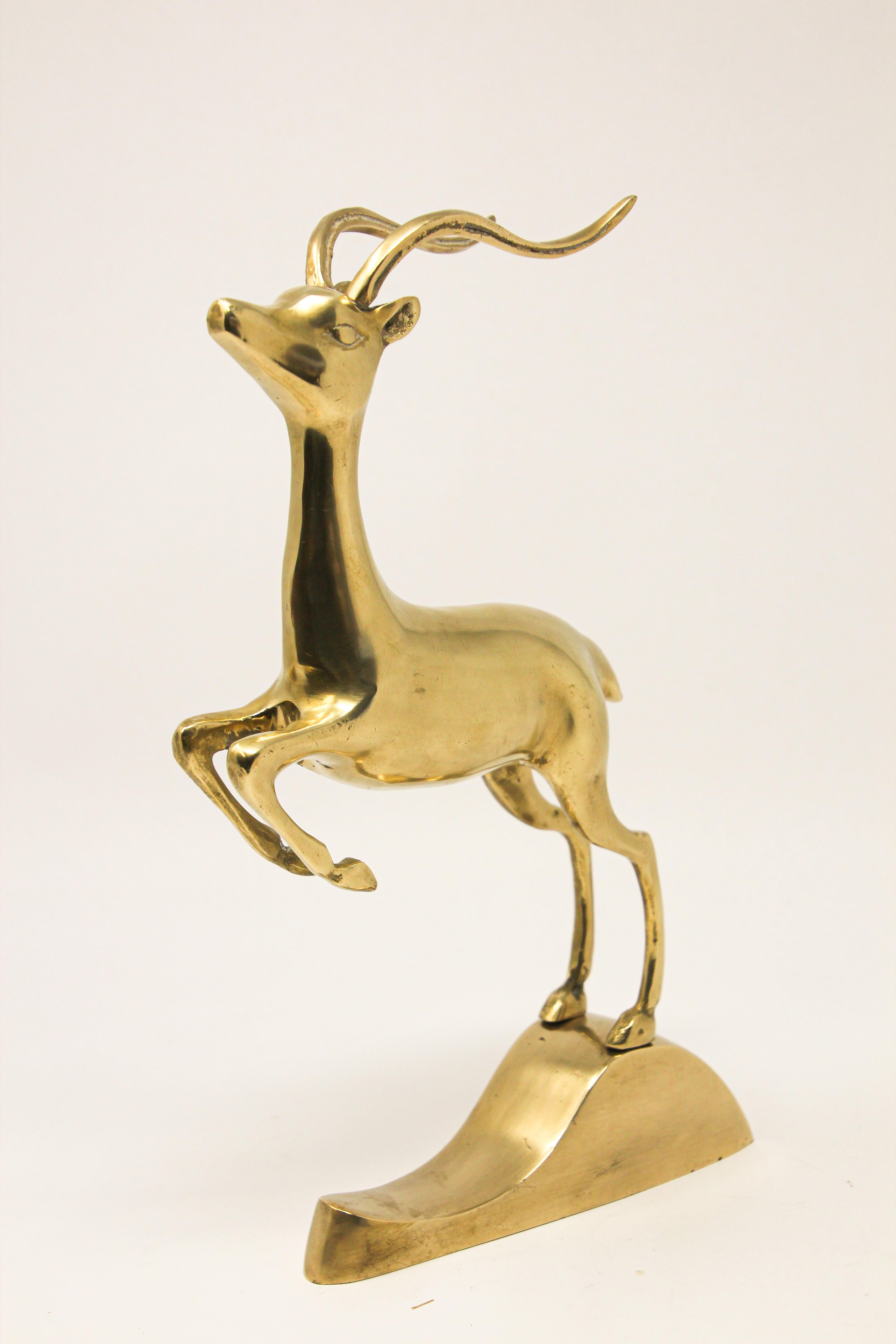 Art Deco French Sculpture of an Antelope For Sale 3