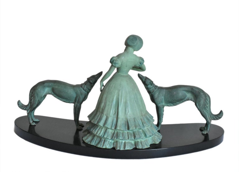 French Art Deco Sculpture signed by Roux at 1stDibs