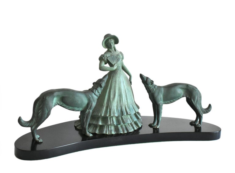 French Art Deco Sculpture signed by Roux at 1stDibs