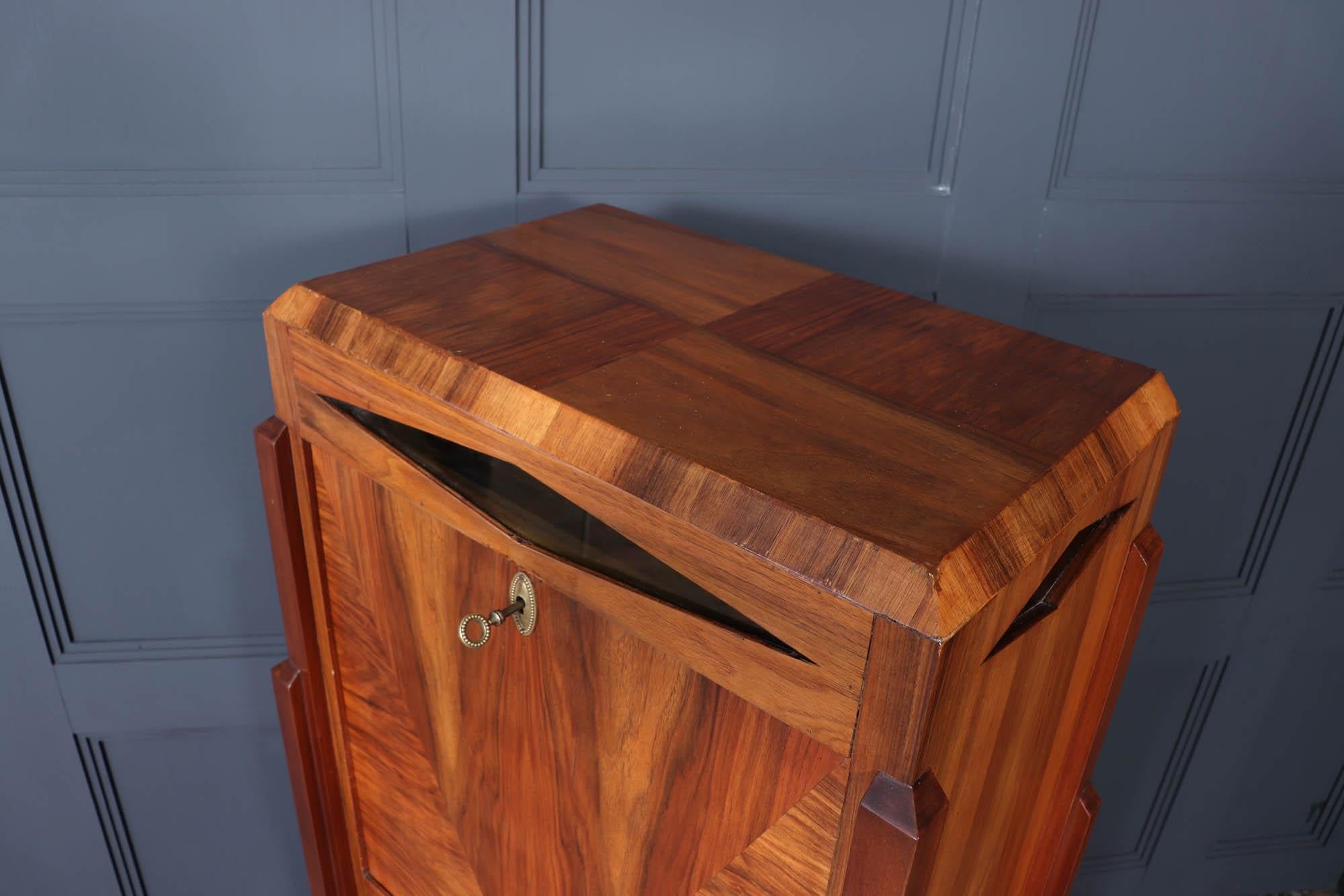 French Art Deco Secretaire Desk For Sale 9