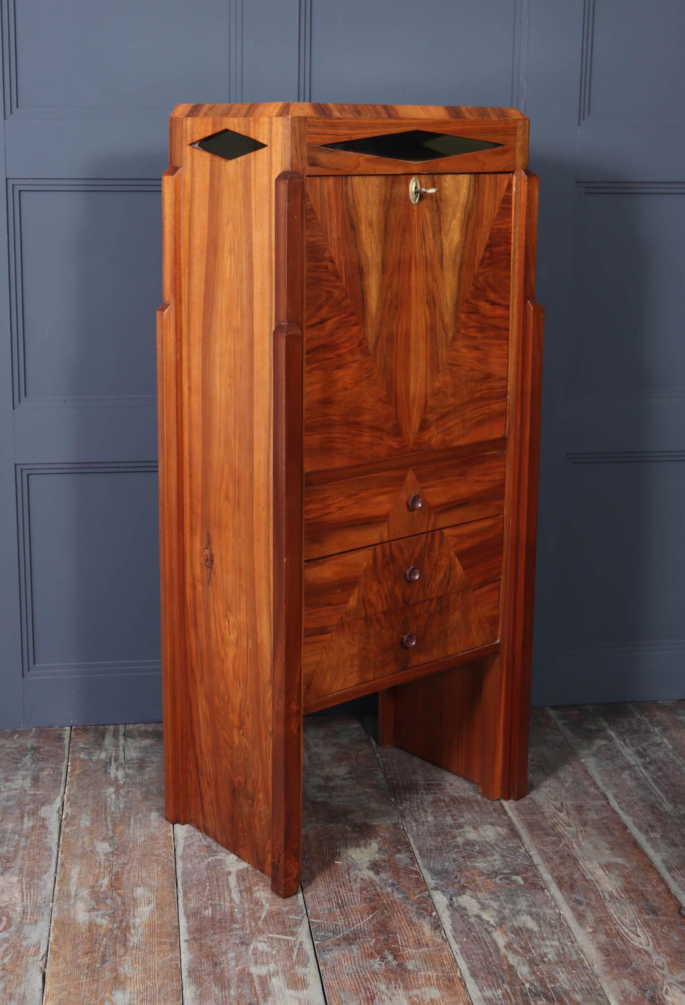 French Art Deco Secretaire Desk For Sale 4