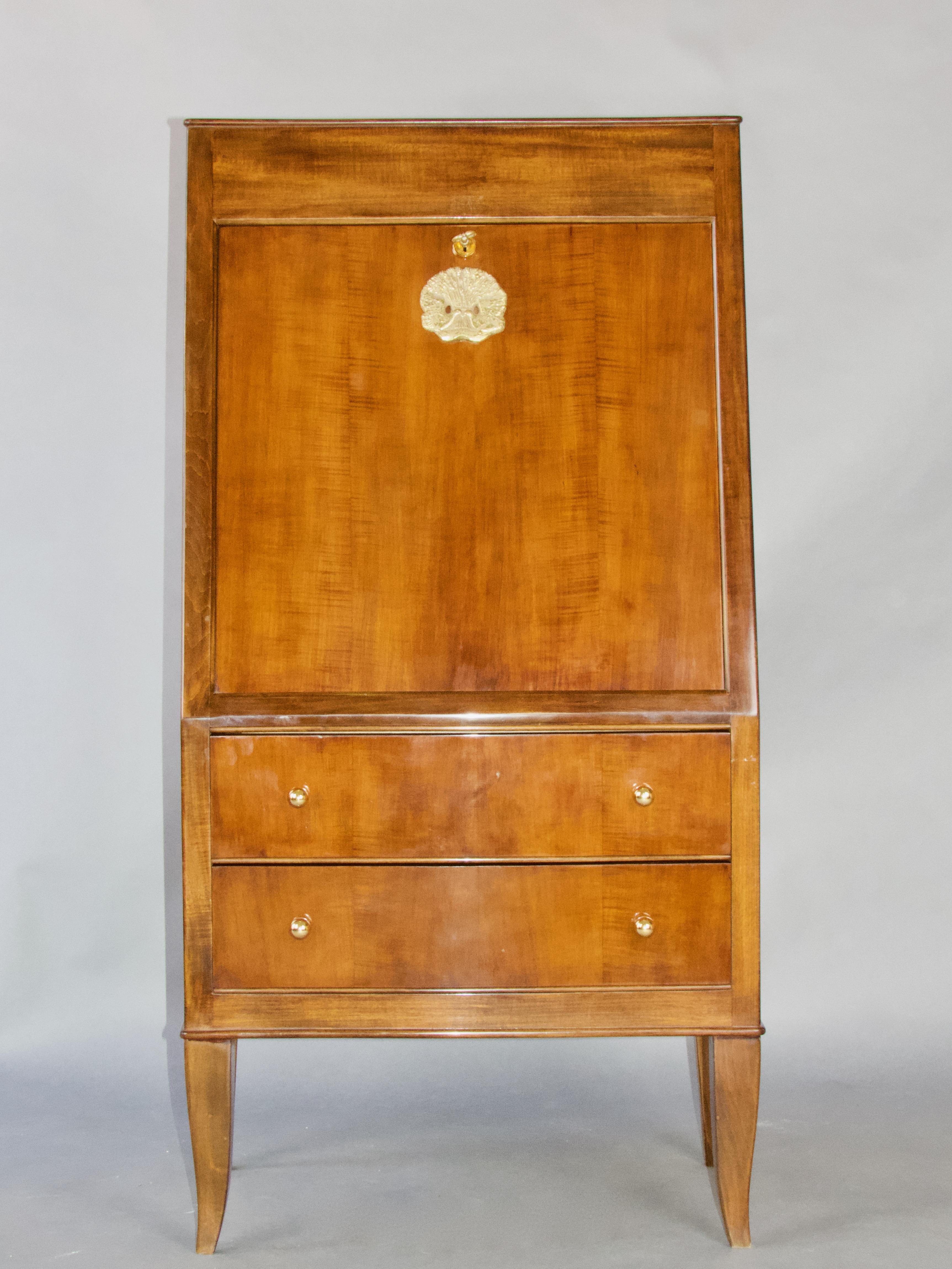 French Art Deco Secretary Cabinet by André Arbus For Sale 5