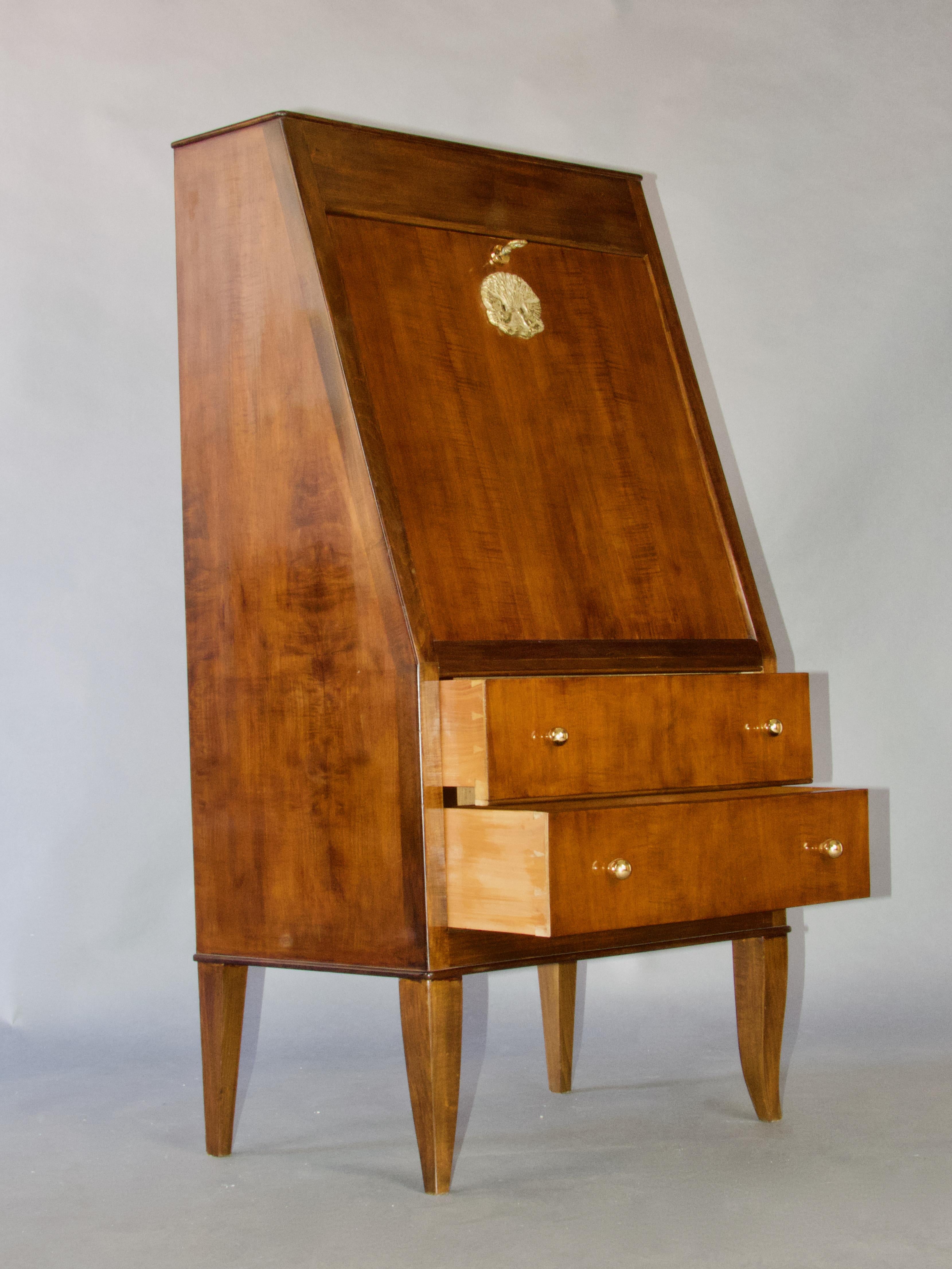 French Art Deco Secretary Cabinet by André Arbus For Sale 7