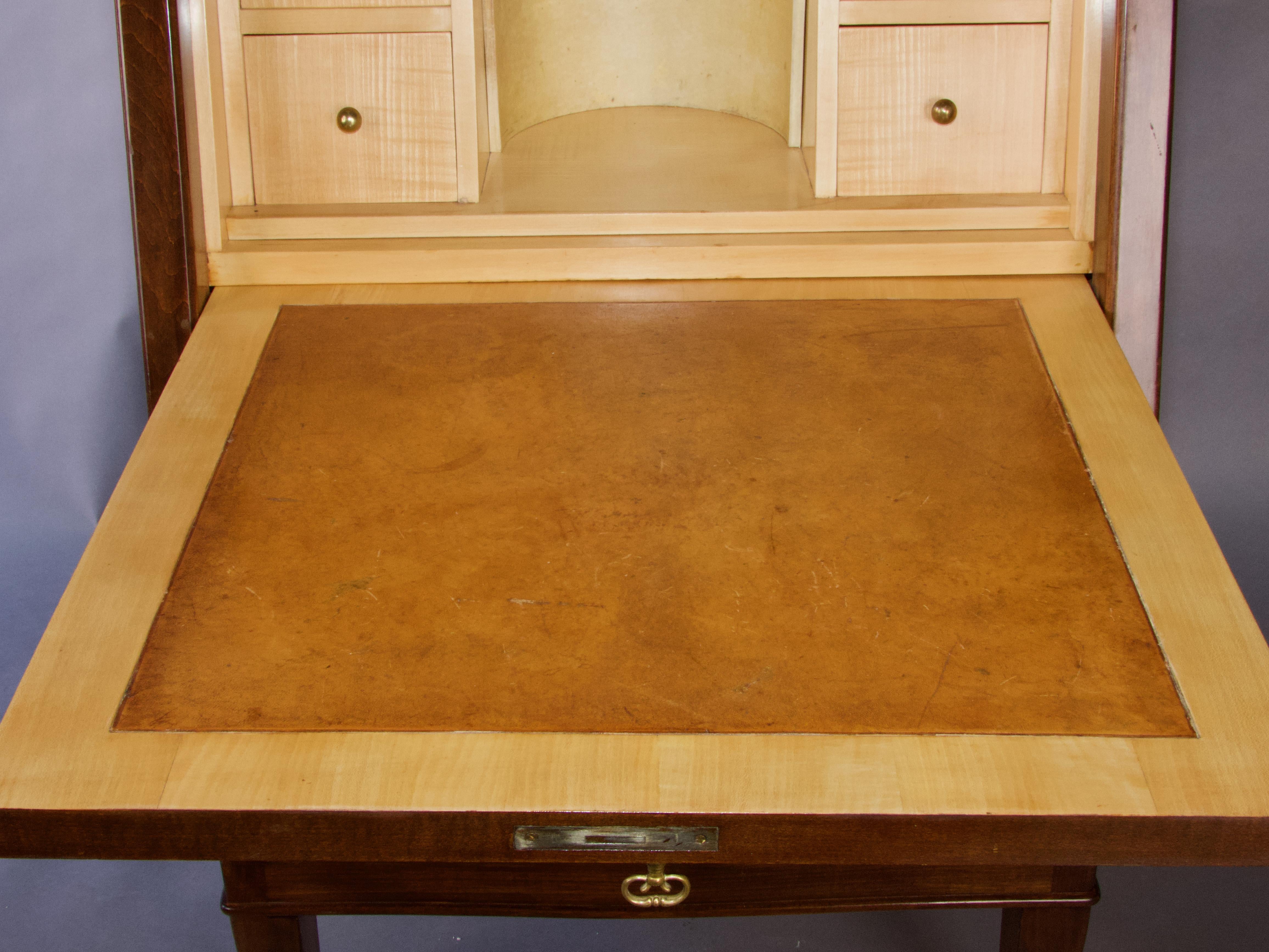 French Art Deco Secretary Cabinet by André Arbus For Sale 1