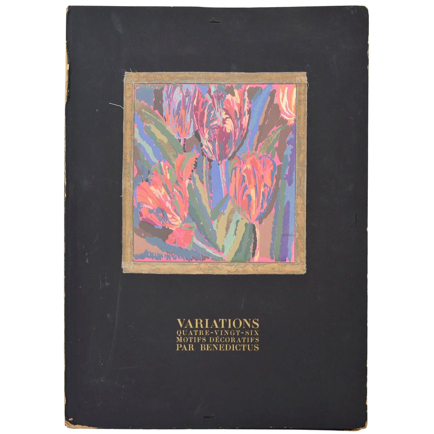 Set of 20 Art Deco Benedictus Pouchoir Plates of Portfolio Of Variations, 1924