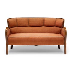 French Art Deco Settee, c. 1930