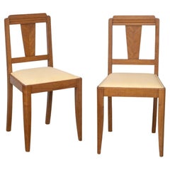 Sedia laterale francese Art Deco