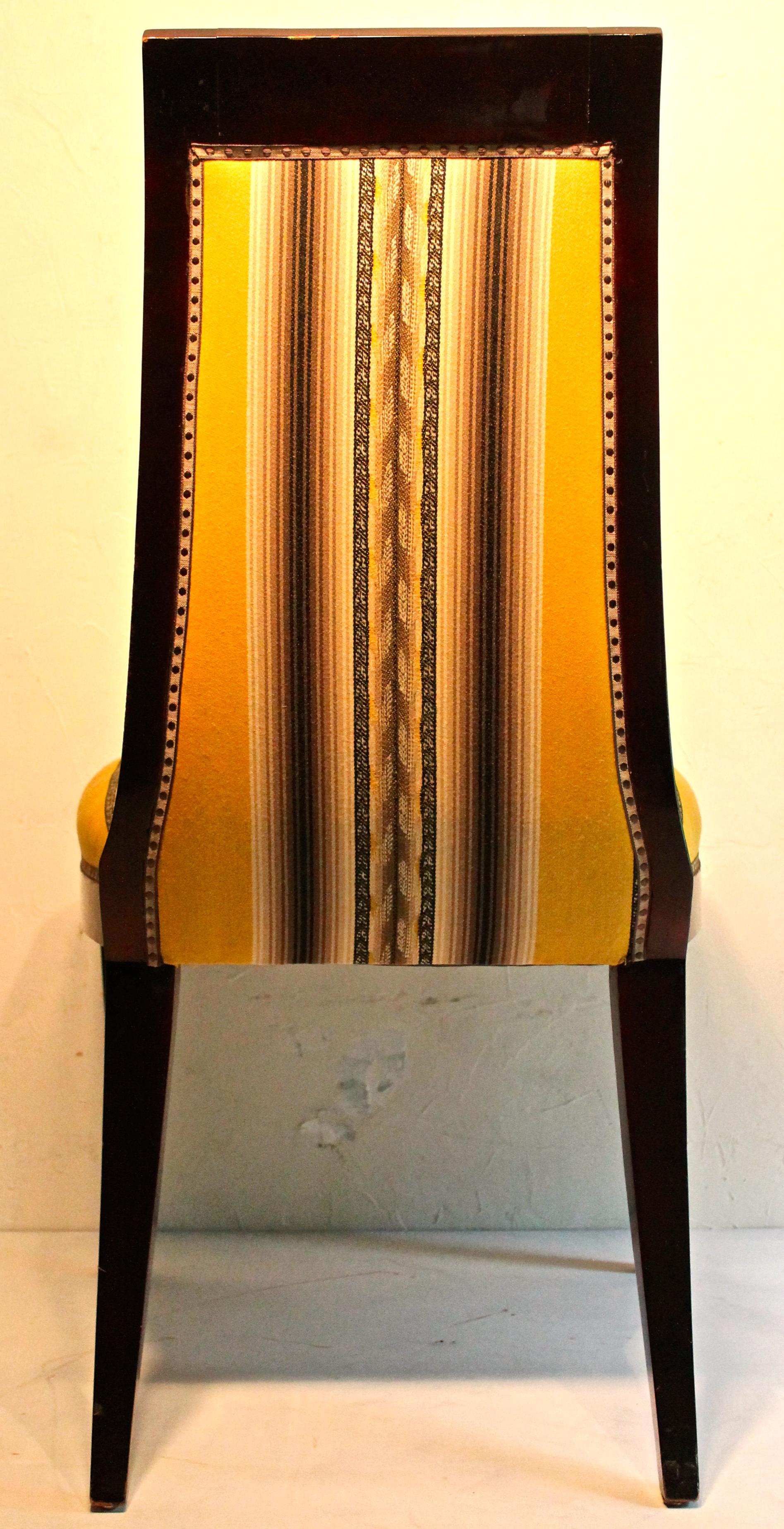 Mid-20th Century French Art Deco Side Chair Manner of Émile-Jaques Ruhlmann For Sale
