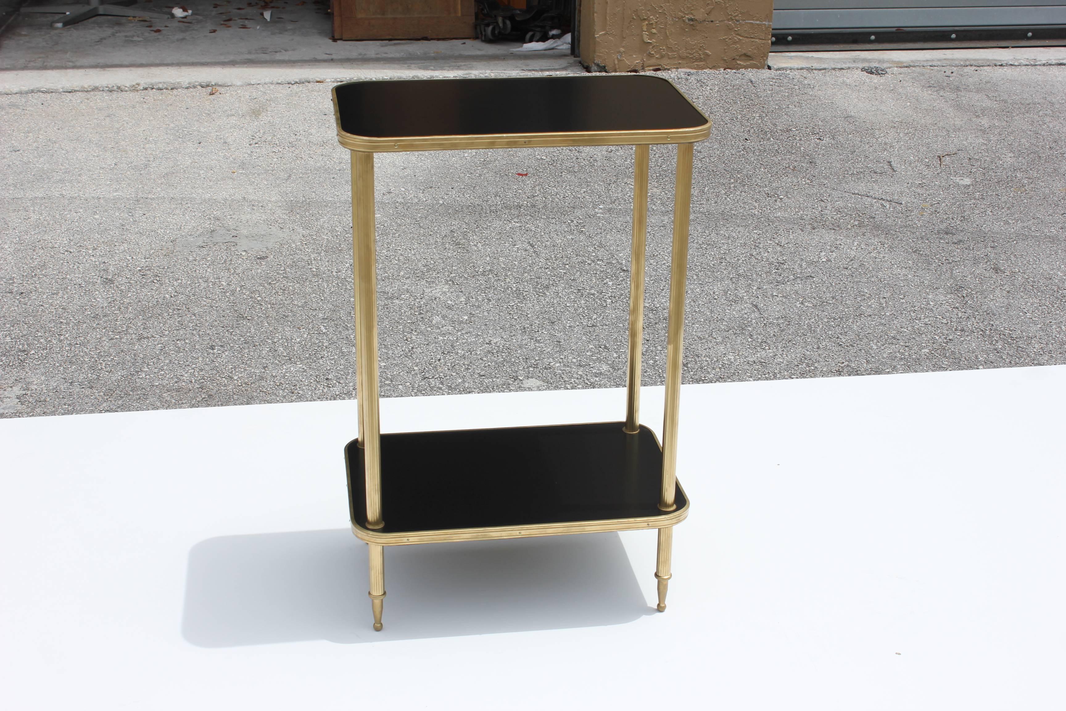 French Art Deco Side Table or End Table by Maison Jansen, circa 1940s 10