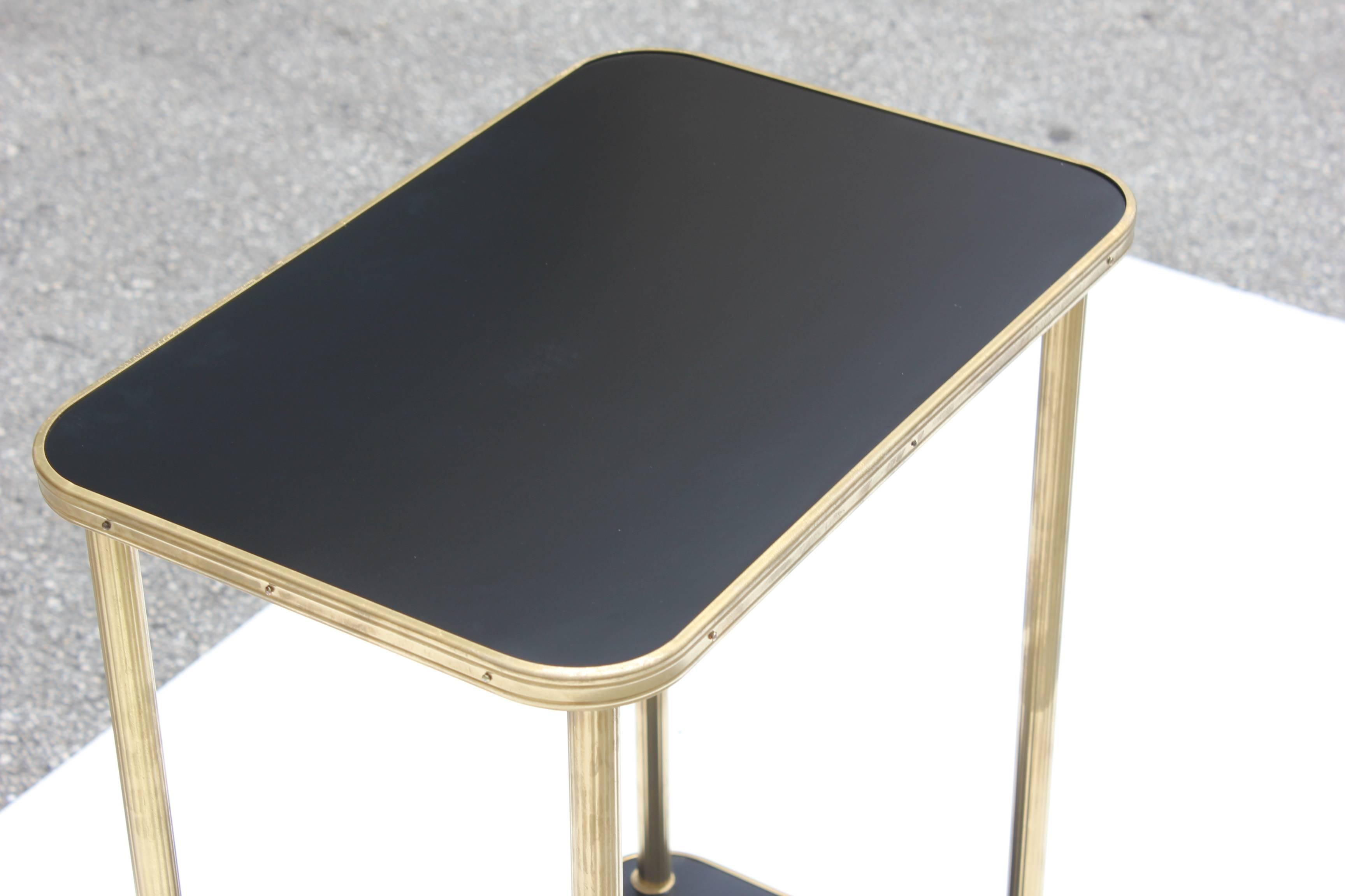 Mid-20th Century French Art Deco Side Table or End Table by Maison Jansen, circa 1940s