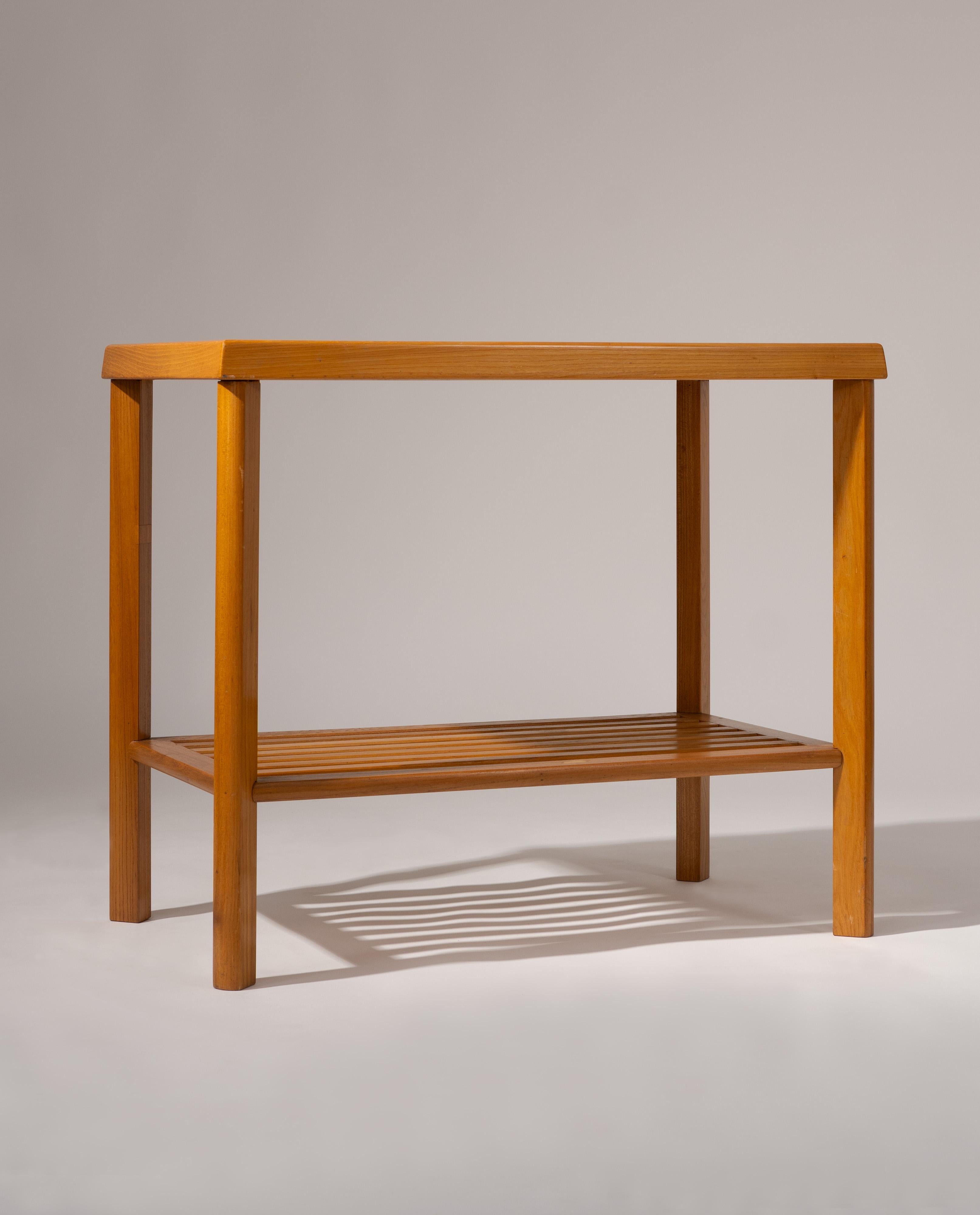 Milieu du XXe siècle Table d'appoint Art déco française avec marqueterie cubiste de deux femmes, années 1930-1940 en vente