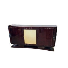 French Art Deco Sideboard by Gaston Poisson