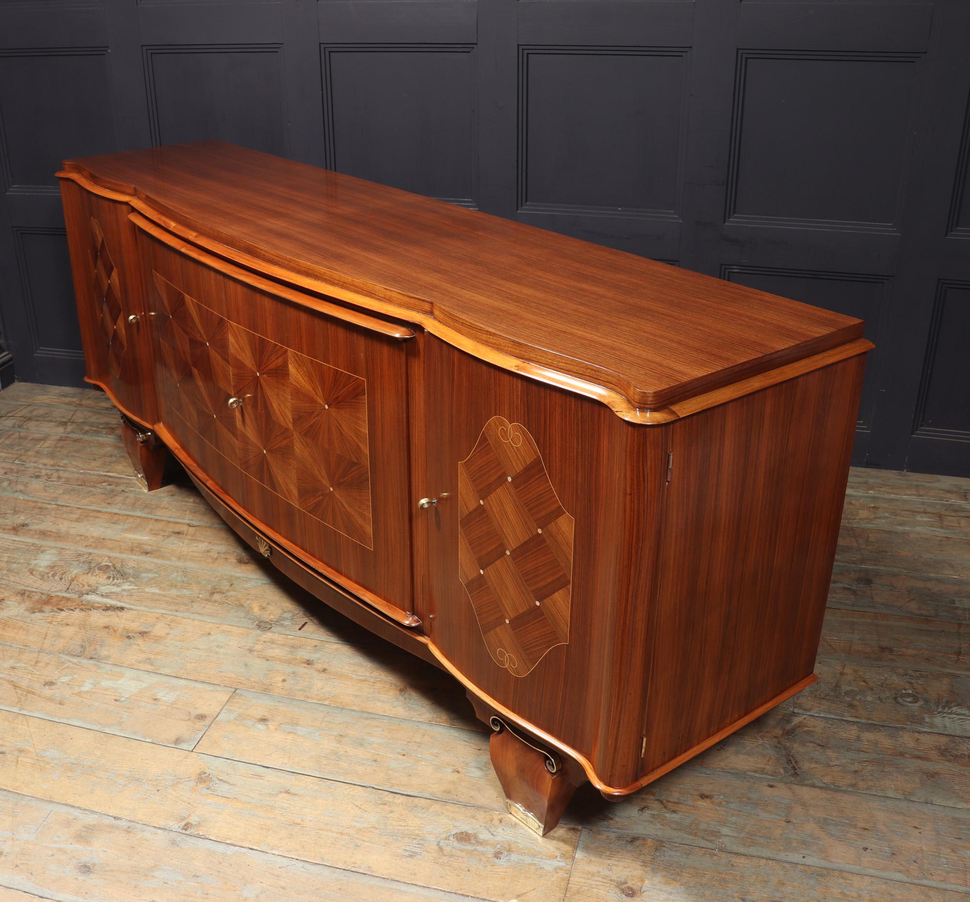 French Art Deco Sideboard by Jules Leleu For Sale 7