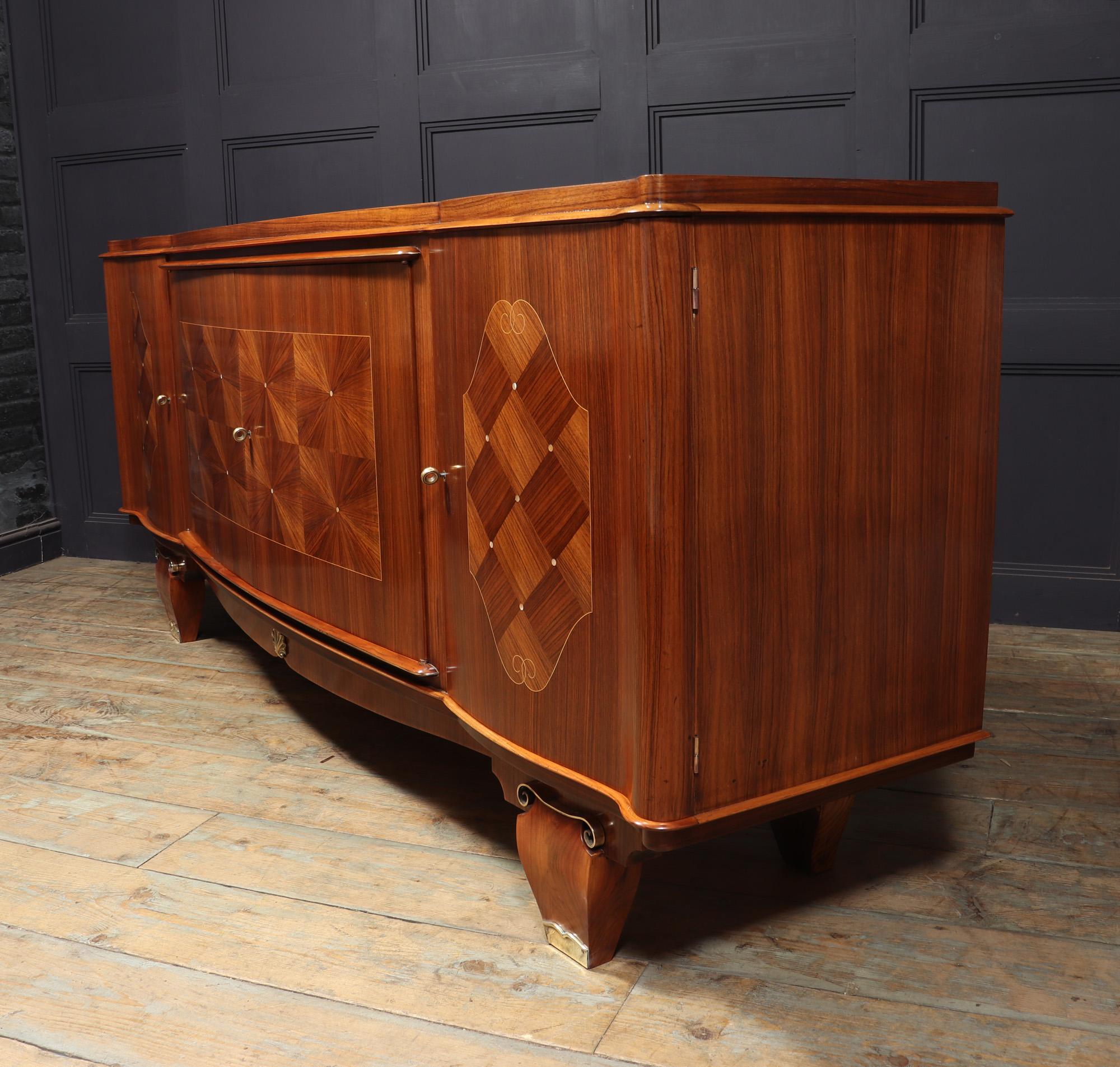 French Art Deco Sideboard by Jules Leleu For Sale 8