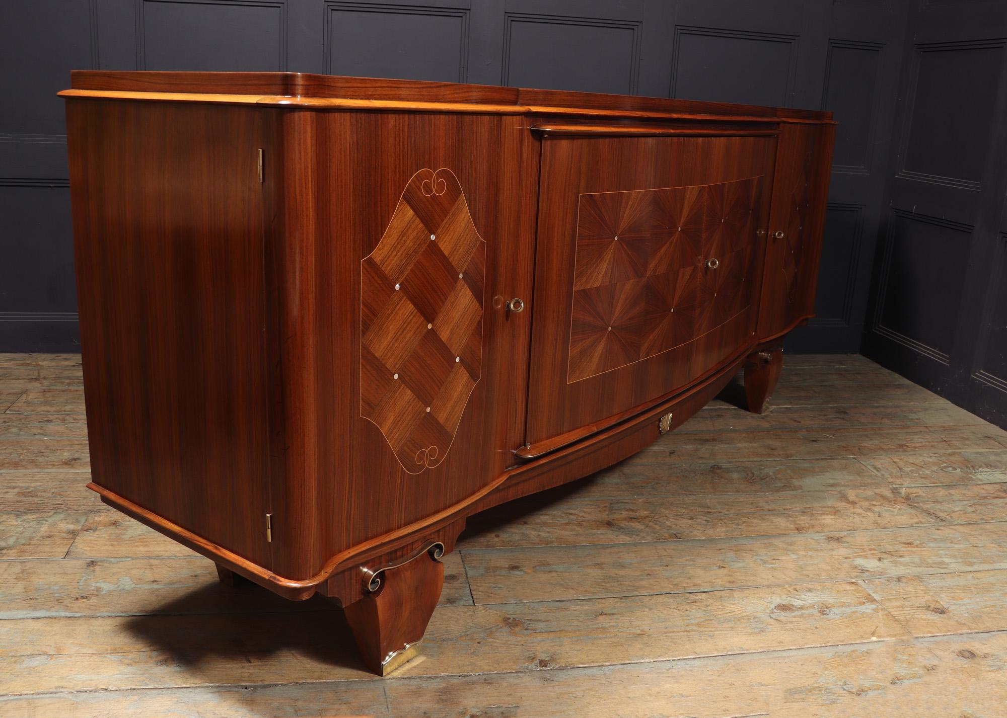 French Art Deco Sideboard by Jules Leleu For Sale 11