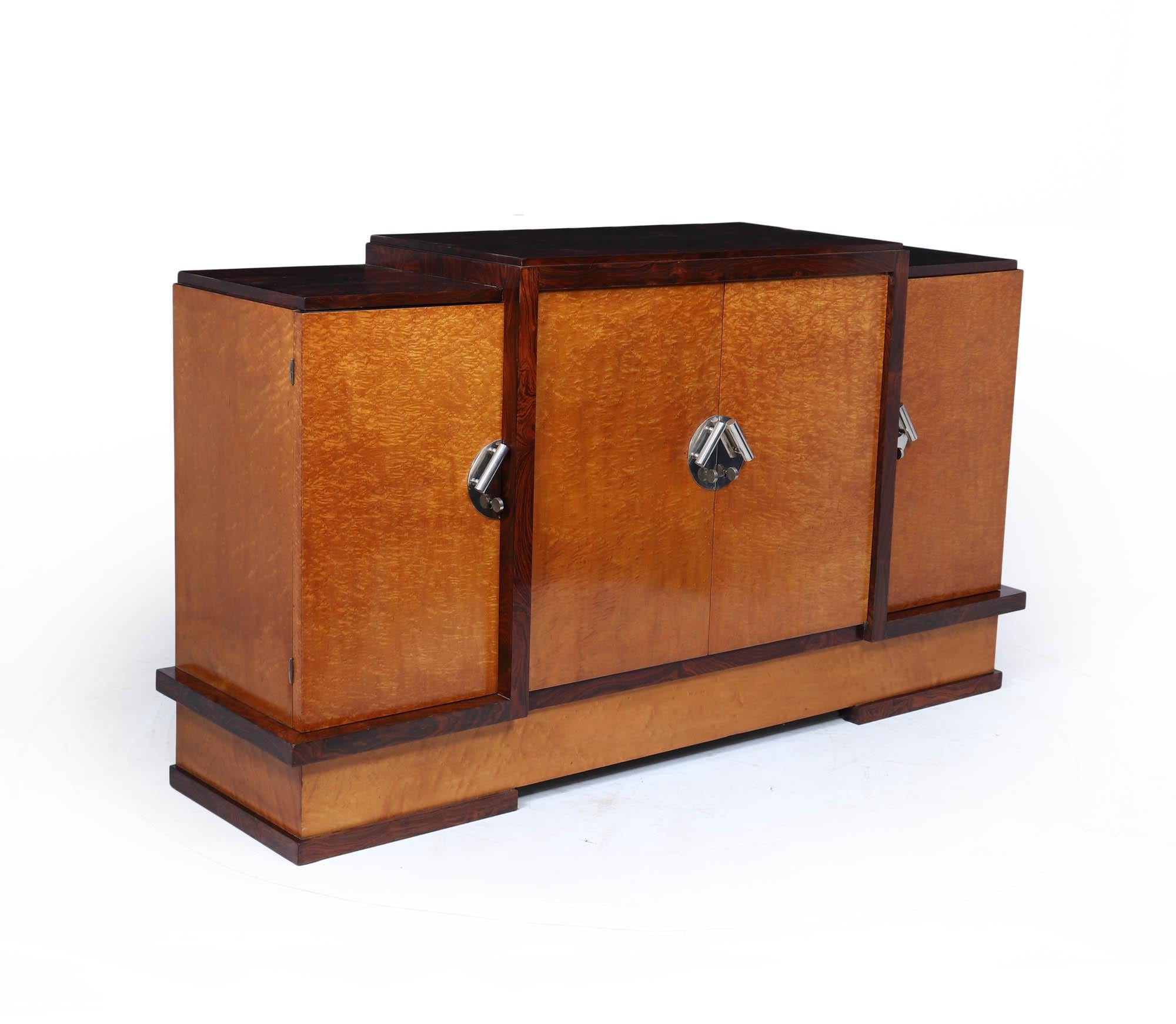 French Art Deco Sideboard by Michel Dufet, 1925 In Excellent Condition For Sale In Paddock Wood Tonbridge, GB