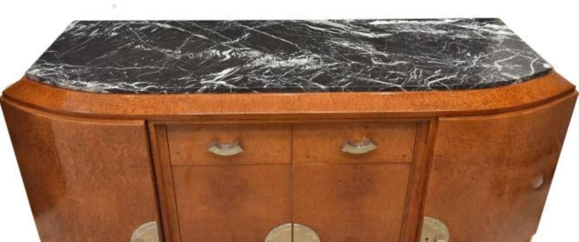 French Art Deco Sideboard In Good Condition For Sale In Long Island City, NY