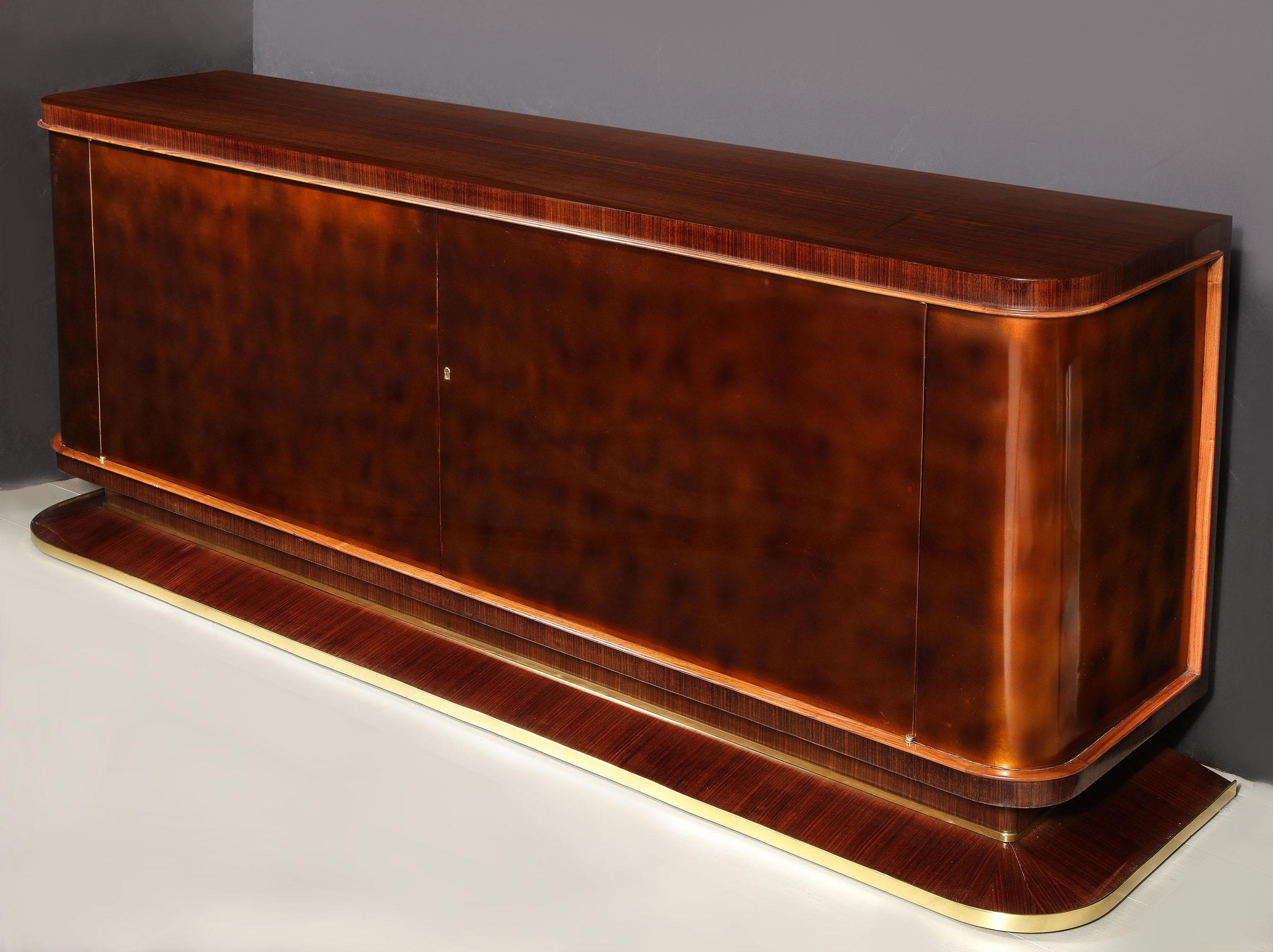 French Art Deco Sideboard In Good Condition For Sale In New York, NY