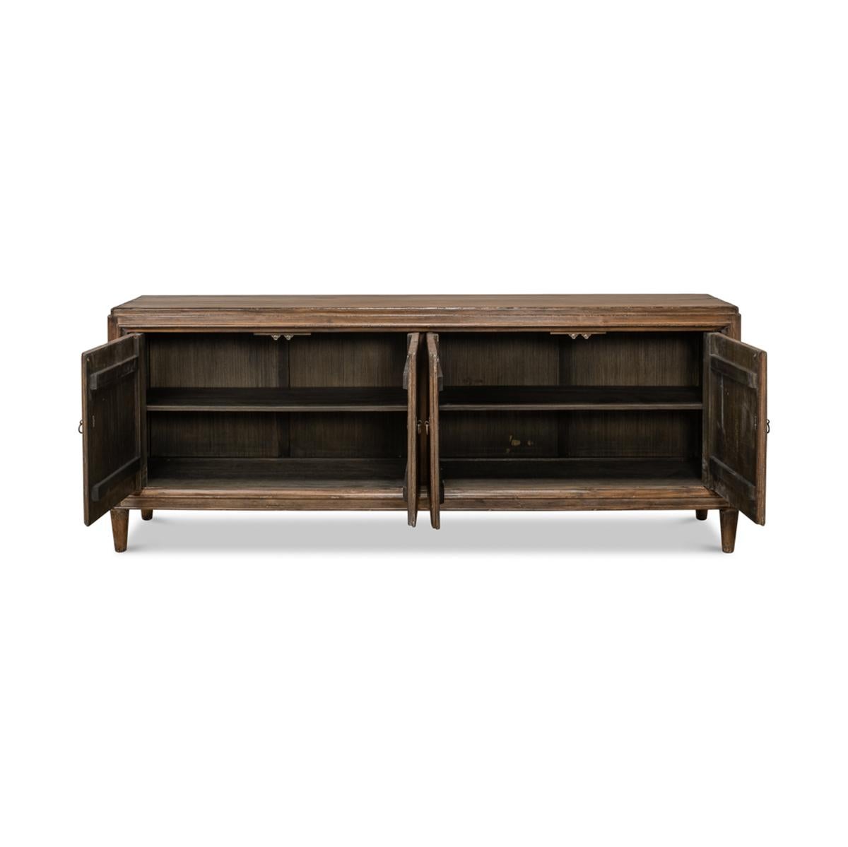 Asian French Art Deco Sideboard For Sale