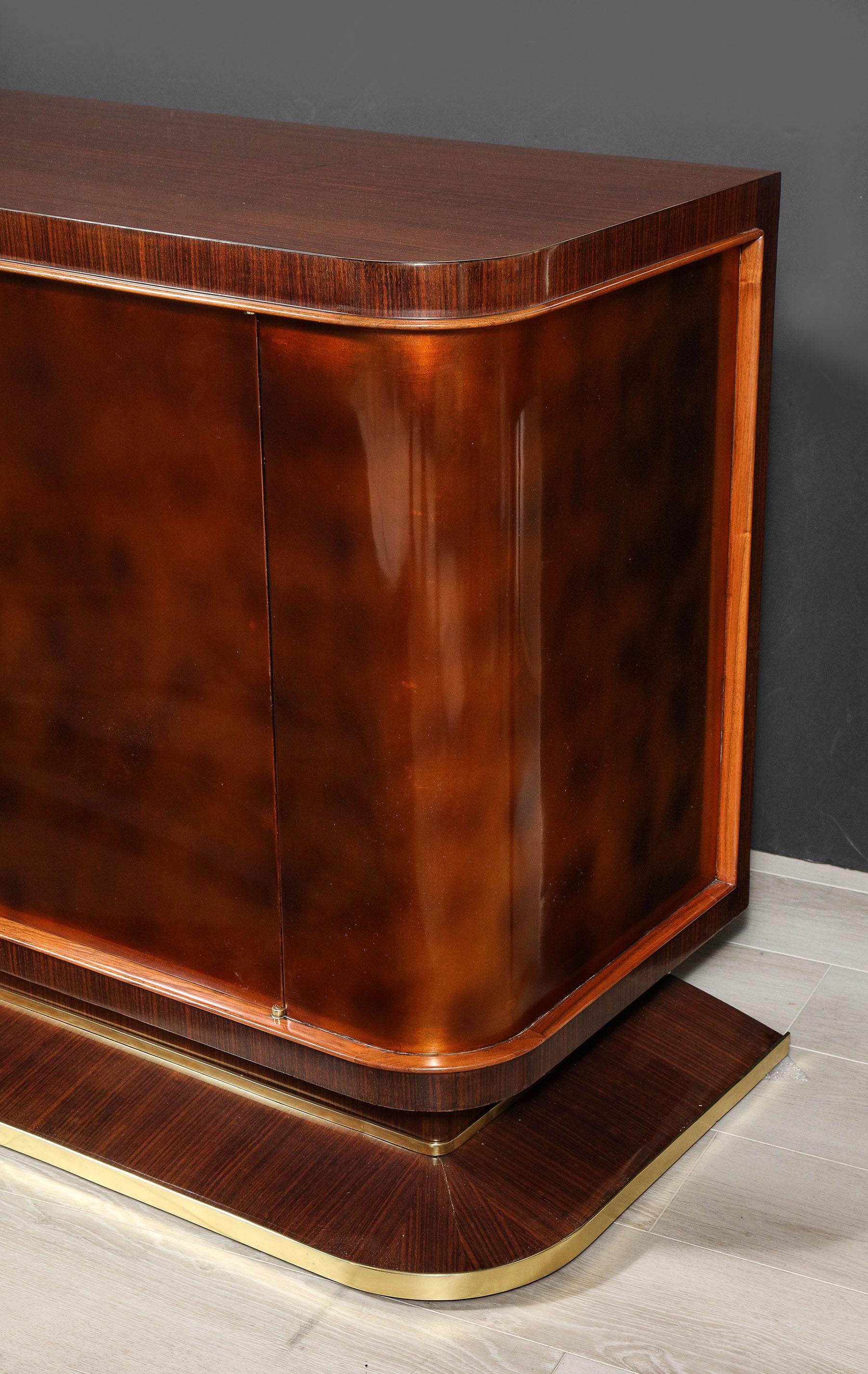 Sycamore French Art Deco Sideboard For Sale