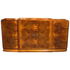 Antique French Art Deco Sideboard from Paris, circa 1930