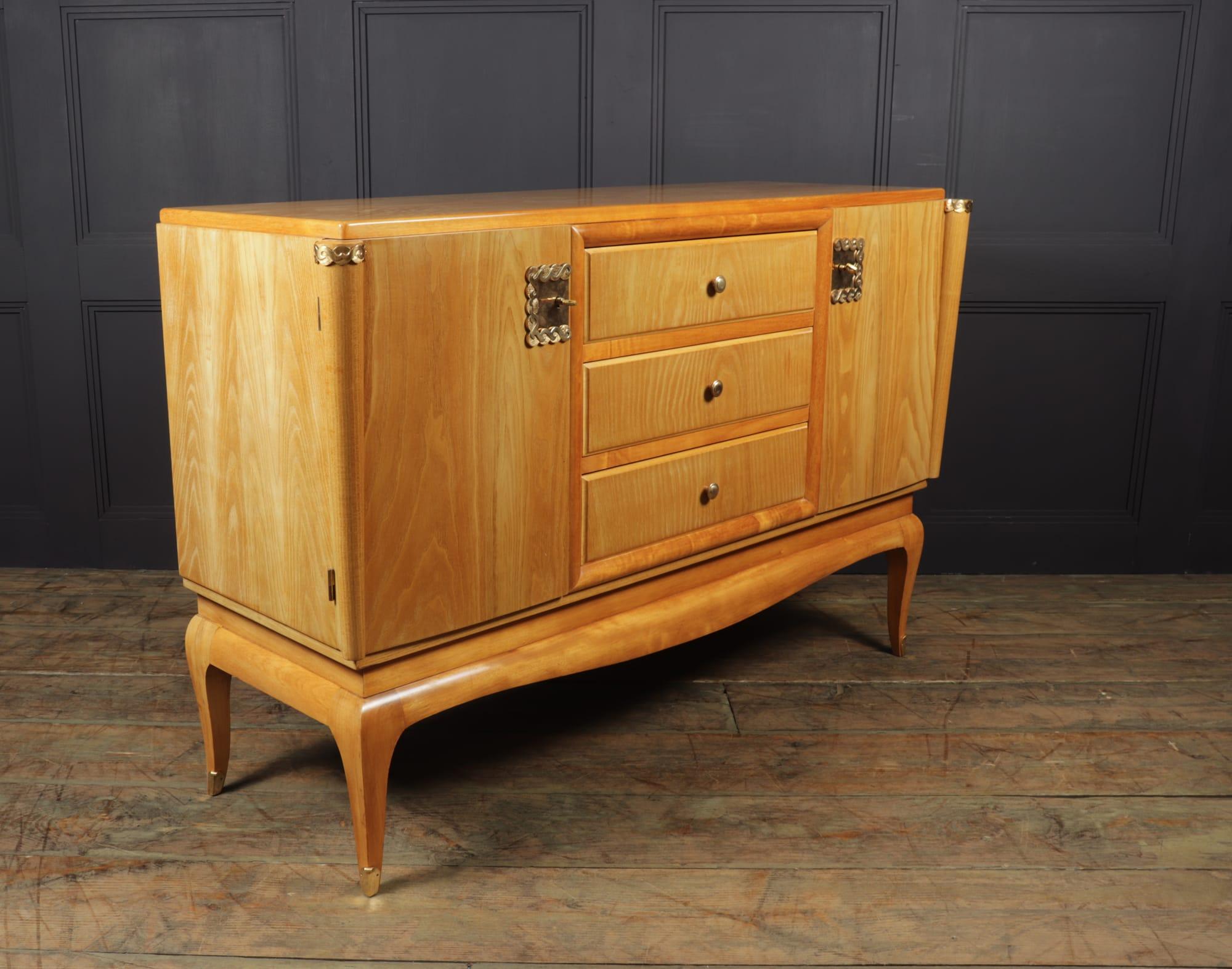 French Art Deco Sideboard in Cherry 8