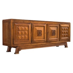 French Art Deco Sideboard in Mahogany