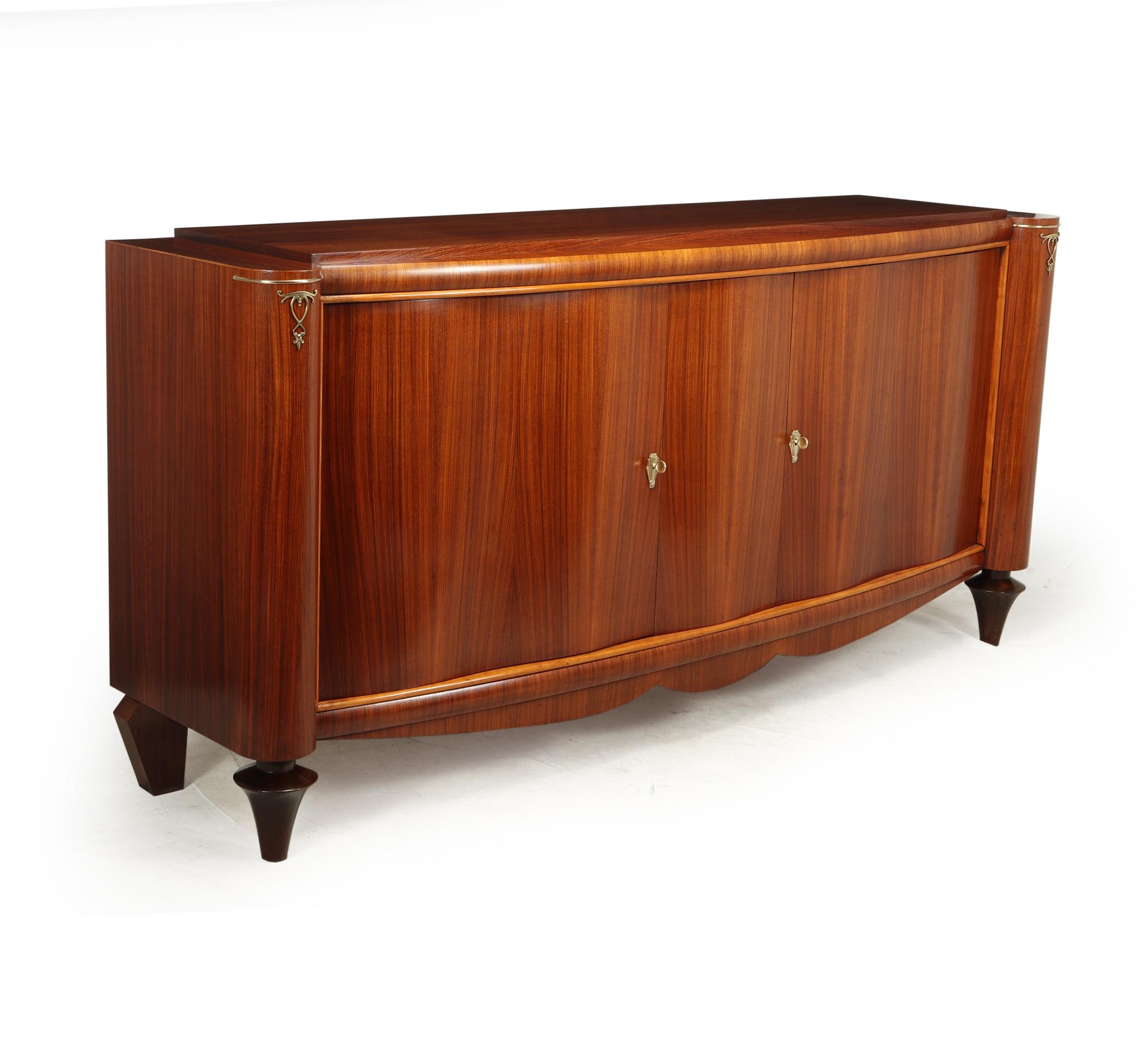 Mid-20th Century French Art Deco Sideboard in Palisander