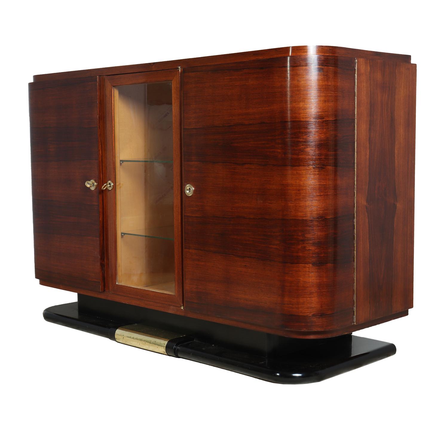 Mid-20th Century French Art Deco Sideboard in Rosewood, circa 1930