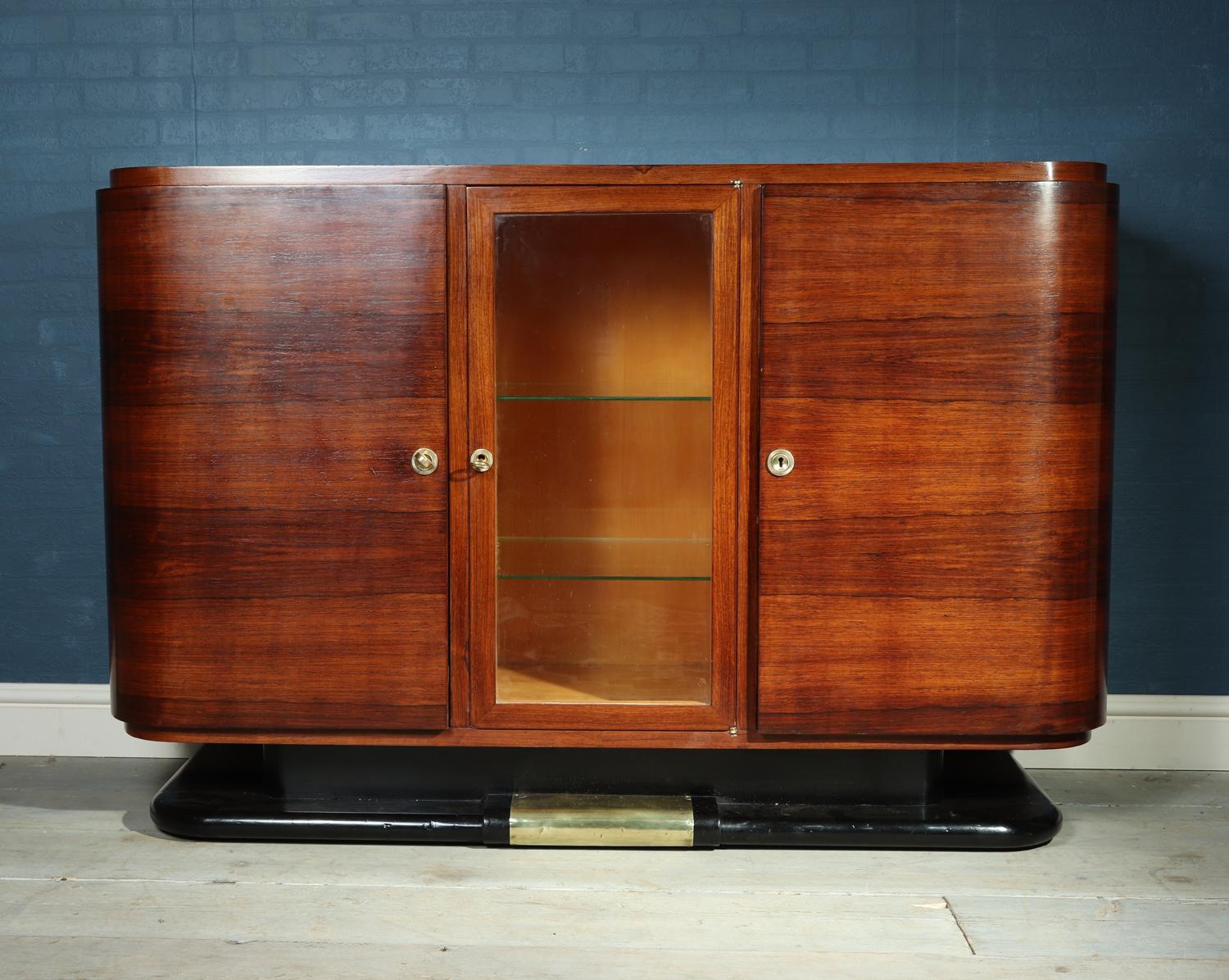 French Art Deco Sideboard in Rosewood, circa 1930 2