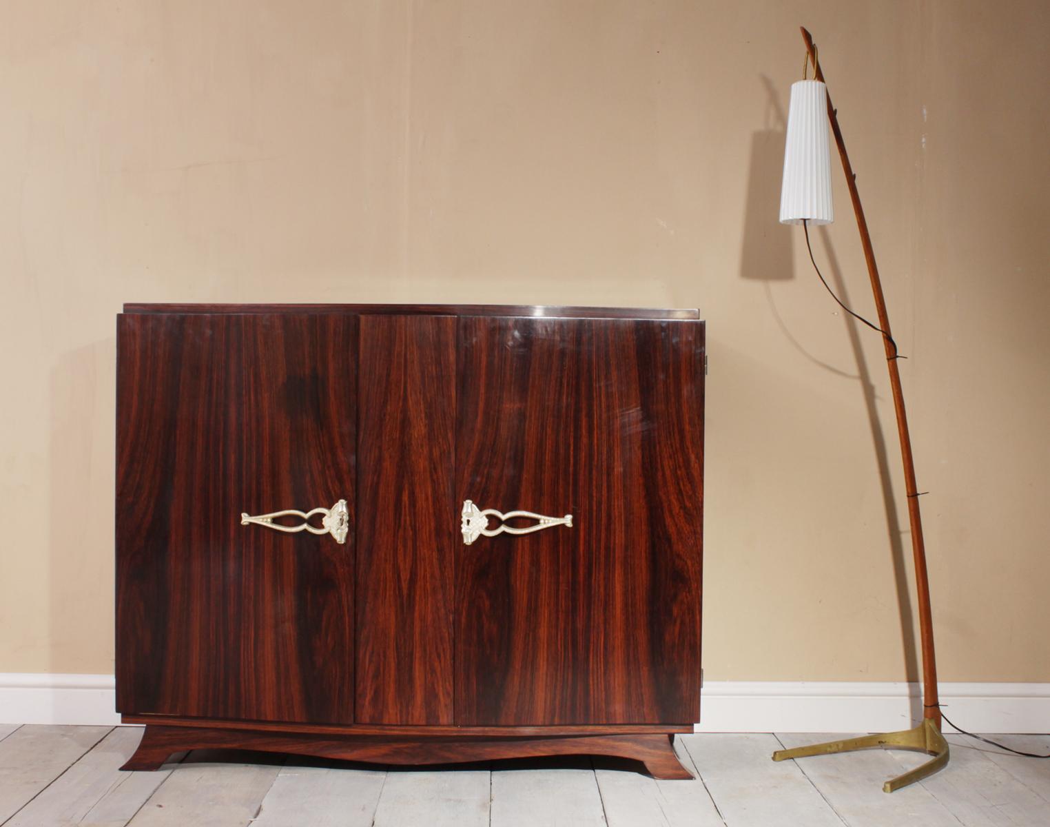 French Art Deco Sideboard in Rosewood, circa 1930 4