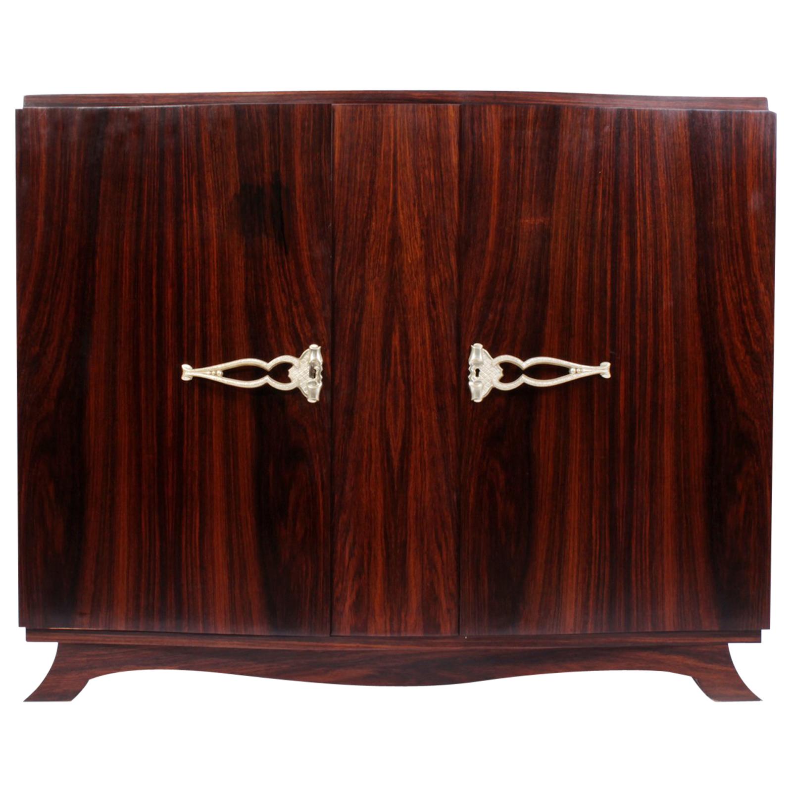 French Art Deco Sideboard in Rosewood, circa 1930