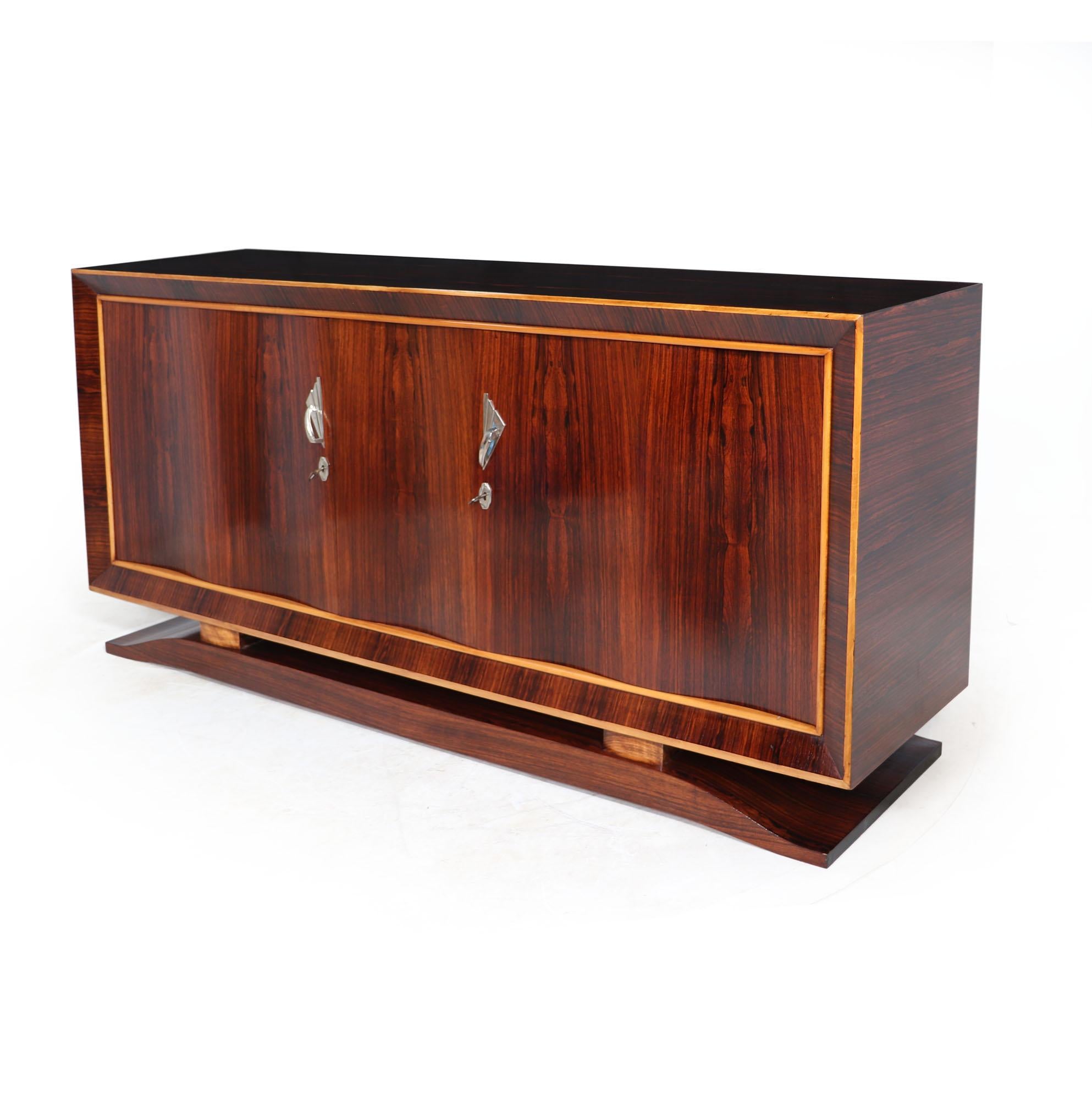 French Art Deco Sideboard in Rosewood 2