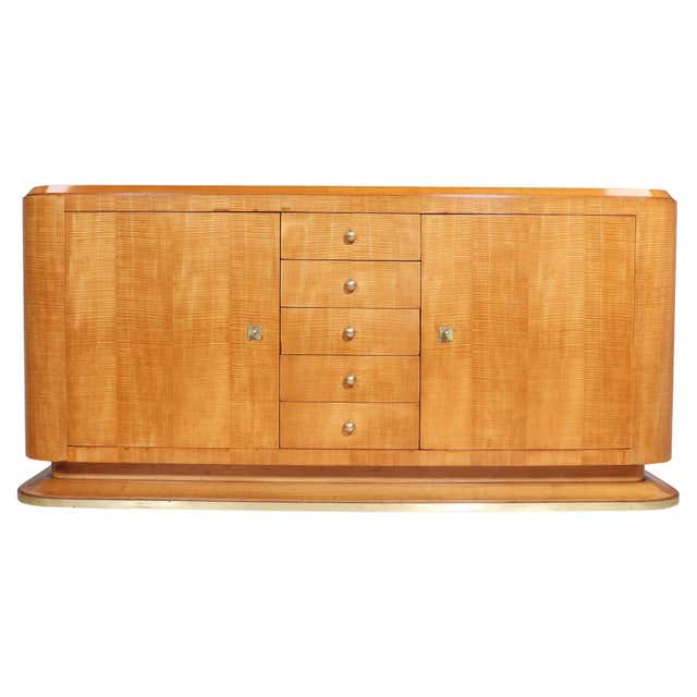 sideboard 50's in the style of Gaston Poisson's work For Sale at 1stDibs