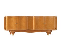 Französisches Art-Déco-Sideboard aus Bergahorn, im Stil von André Arbus, um 1940