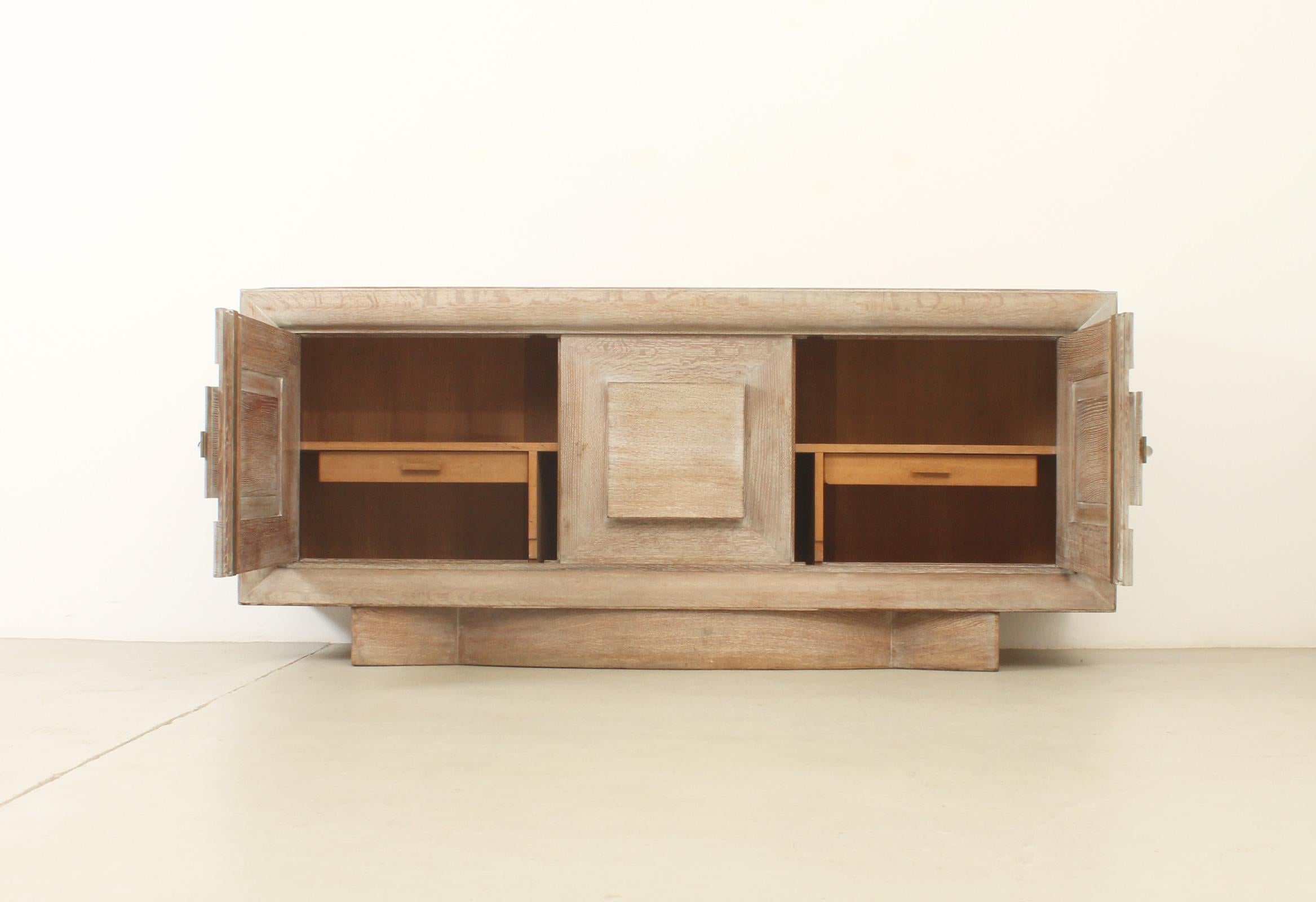 French Art Deco Sideboard in the Style of Charles Dudouyt, 1940's For Sale 6